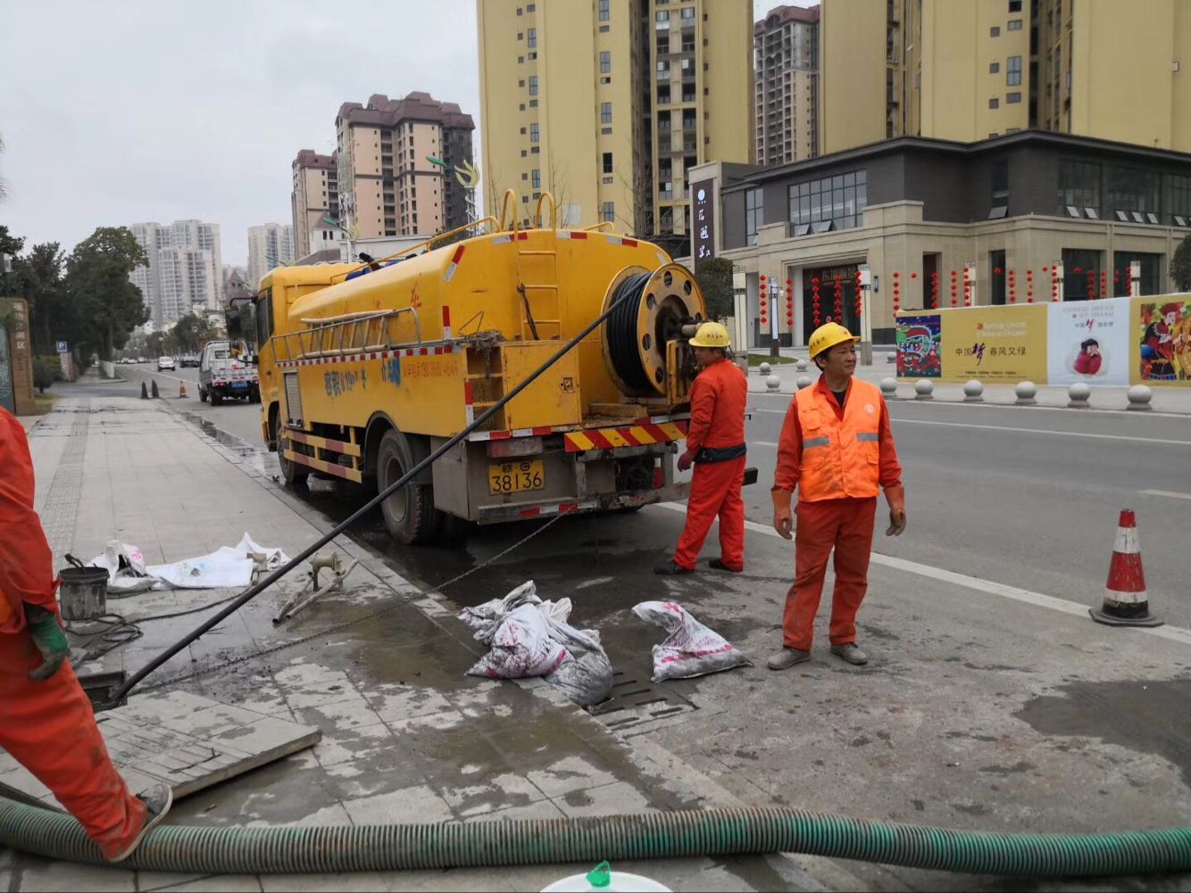 文山排污管道清淤-管道清洗